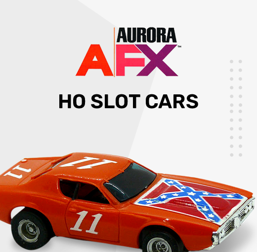 aurora ho race cars